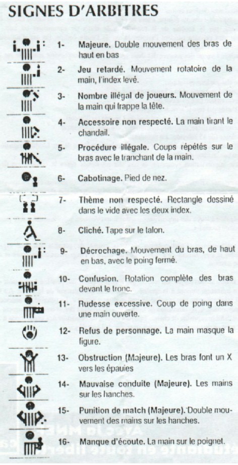 Signalisation d'impro